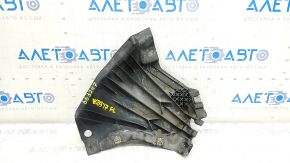 Front bumper guard left Mercedes W213 E 300/350/400/450 17-23 AWD cracks, breaks, rubbed, non-factory holes