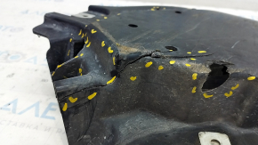 Front bumper guard left Mercedes W213 E 300/350/400/450 17-23 AWD cracks, breaks, rubbed, non-factory holes