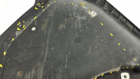Front bumper guard left Mercedes W213 E 300/350/400/450 17-23 AWD cracks, breaks, rubbed, non-factory holes