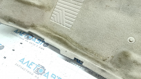 Floor covering front left Mercedes W213 E 17-23 beige, for dry cleaning, cracks in foam rubber