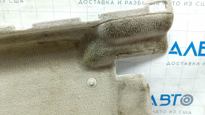 Floor covering front right Mercedes W213 E 17-23 beige, for dry cleaning, cracks in foam rubber