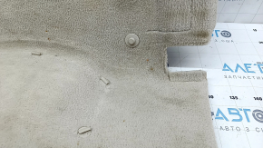 Floor covering front right Mercedes W213 E 17-23 beige, for dry cleaning, cracks in foam rubber
