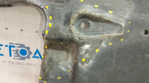 Left underbody protection Kia Niro 17-22 HEV, PHEV worn, torn