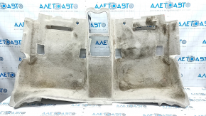 Rear floor covering Mercedes W213 E 17-23 beige, dry cleanable