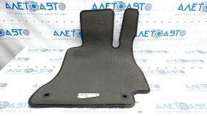 Front left interior mat Mercedes W213 E 300/400/43 17 brown cloth, tears, needs cleaning