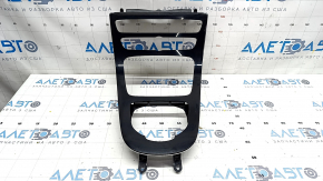 Center console trim Mercedes W213 E 17-21 black gloss, scratches