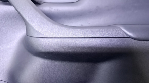Door trim card front right Nissan Altima 13-18 black with black insert leather, armrest black leather, scratches, abrasions, dents