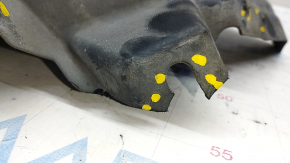 Front right mudguard front part Mercedes W213 E 17-23 torn, non-factory holes