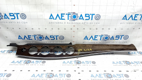 Front panel trim central Mercedes W213 E 17-20 light wood, with backlight, scratches