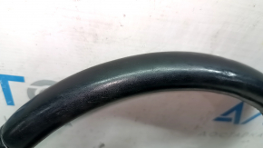 Steering wheel bare Lincoln MKZ 13-20 leather black, heated, scuffs, dents