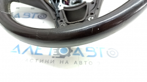 Bare steering wheel Mercedes W213 E 300/400/43/63 17-18 with heated paddles, brown leather, worn, scratches