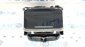 Box pocket central console with cup holders Mercedes W213 E 17-20 black gloss, broken fasteners, scratches