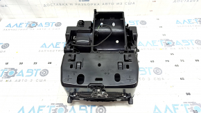 Box pocket central console with cup holders Mercedes W213 E 17-20 black gloss, broken fasteners, scratches