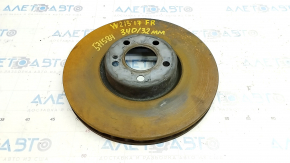 Front right brake disc Mercedes W213 E 300 17-19 type 2, 340/32mm
