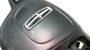Airbag in steering wheel driver Lincoln MKZ 13-20 black, scratches, dents