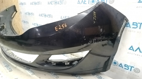Bare front bumper Lincoln MKZ 13-16 without parking sensors, graphite UH, no fragments, broken fasteners, scratches