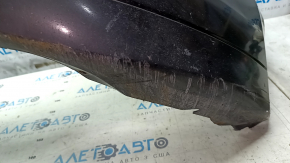 Bare front bumper Lincoln MKZ 13-16 without parking sensors, graphite UH, no fragments, broken fasteners, scratches