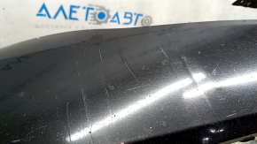 Bare front bumper Lincoln MKZ 13-16 without parking sensors, graphite UH, no fragments, broken fasteners, scratches