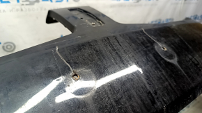 Bare front bumper Lincoln MKZ 13-16 without parking sensors, graphite UH, no fragments, broken fasteners, scratches
