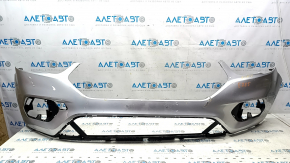 Front bumper bare Ford Escape MK3 17-19 rest silver UX, tears, abrasions