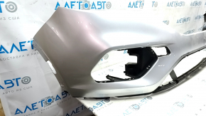 Front bumper bare Ford Escape MK3 17-19 rest silver UX, tears, abrasions