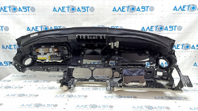 Torpedo front panel with AIRBAG Mercedes W213 E 17-23 without projection, leather brown + beige