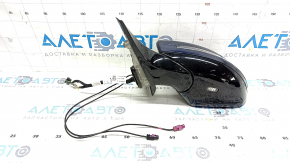 Side mirror left Mercedes W213 E 17-23 turn signal, heated, backlight, auto-dimming, BSM, 10+8+2+2, blue
