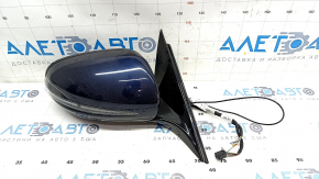 Side mirror right Mercedes W213 E 17-23 turn signal, heated, backlight, BSM, 8+8+2, blue