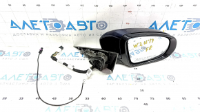 Side mirror right Mercedes W213 E 17-23 turn signal, heated, backlight, BSM, 8+8+2, blue