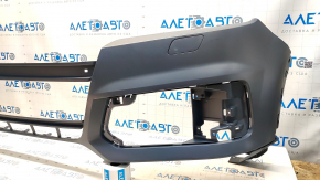 Bare front bumper Audi Q7 16-19 without parking sensors under headlight washers