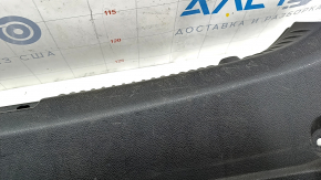 Mercedes W213 E 17-23 black trunk opening trim, scratches, broken fasteners