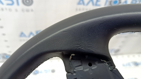 Naked steering wheel VW Jetta 19 - leather black with heating, folds on the leather, scratches