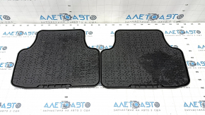 Set of floor mats for VW Jetta 19 - rubber black