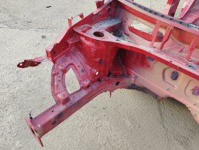 Front right quarter Kia Niro 17-22 HEV, PHEV, on the body, red, pokes