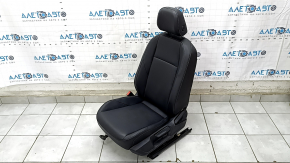 Driver's seat VW Jetta 19- without airbag, mechanical, heated, leather black