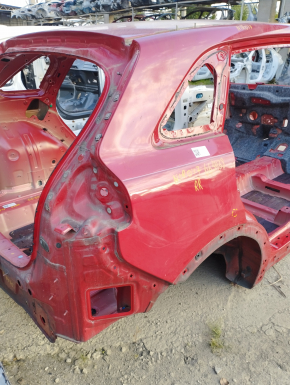 Quarter wing rear right Kia Niro 17-22 HEV, PHEV, on the body, red, pokes