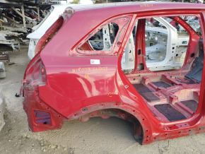 Quarter wing rear right Kia Niro 17-22 HEV, PHEV, on the body, red, pokes