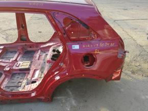 Quarter wing rear left Kia Niro 17-22 HEV, on the body, red, dented