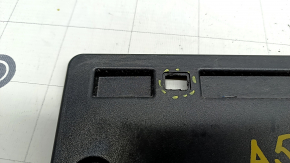 Audi A5 F5 17 tailgate license plate frame - broken fasteners