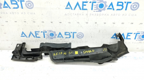 Wing seal hood-wing left Audi A5 F5 17-side, broken fasteners, tear