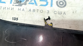 Bare front bumper Audi A4 B8 13-16 rest, black LY9B, for headlight washers, dents, scratches, broken fasteners