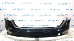 Bare rear bumper Audi A4 B8 13-16 rest for parking sensors black LY9B, scratches