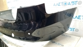 Bare rear bumper Audi A4 B8 13-16 rest for parking sensors black LY9B, scratches