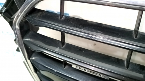 Radiator grille assembly Audi A4 B8 13-16 rest gloss, S line, peeling coating, sand
