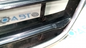 Radiator grille assembly Audi A4 B8 13-16 rest gloss, S line, peeling coating, sand