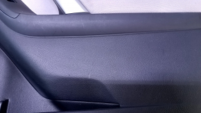 Door trim card front right Subaru Forester 14-18 SJ black with gray insert cloth, armrest gray cloth, scuffs, scratches, for dry cleaning
