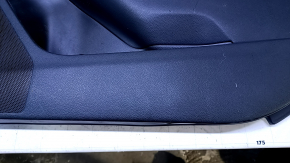 Door trim card front right Subaru Forester 14-18 SJ black with gray insert cloth, armrest gray cloth, scuffs, scratches, for dry cleaning