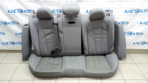 Rear row of seats 2nd row Audi A5 F5 17-19 5D leather gray, heated, dented leather, for cleaning