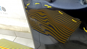 Door bare front right Honda Insight 19-22 blue B607M, dents
