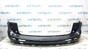 Bare rear bumper Audi Q5 8R 09-17 black LY9B, broken fasteners, scratches